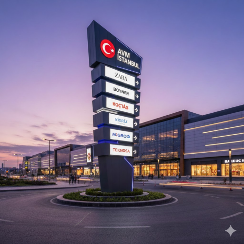 Totem-Pilon-Tabelalar-Alışveriş Merkezleri