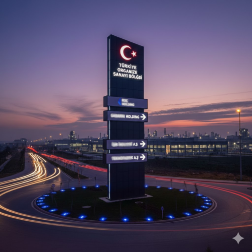 Totem-Pilon-Tabelalar-Organize Sanayi Bölgeleri
