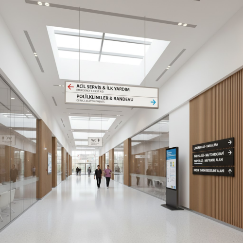 Yönlendirme Tabelaları ve Askılı Tabelalar - hastane