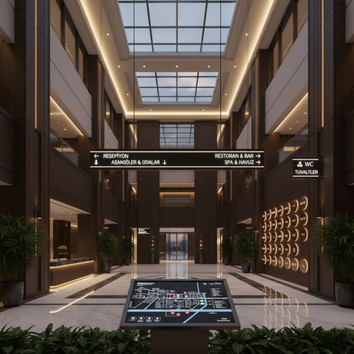 Yönlendirme Tabelaları ve Askılı Tabelalar - oteller