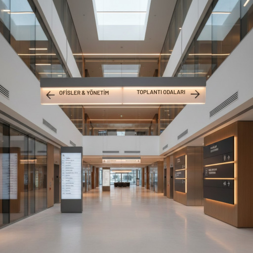 Yönlendirme Tabelaları ve Askılı Tabelalar - plazalar​